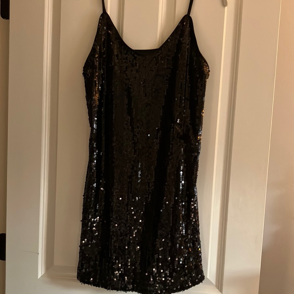 SEQUIN black dress